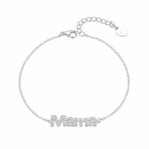 Pulsera de Mamá de plata 925 — 17 + 3 cm